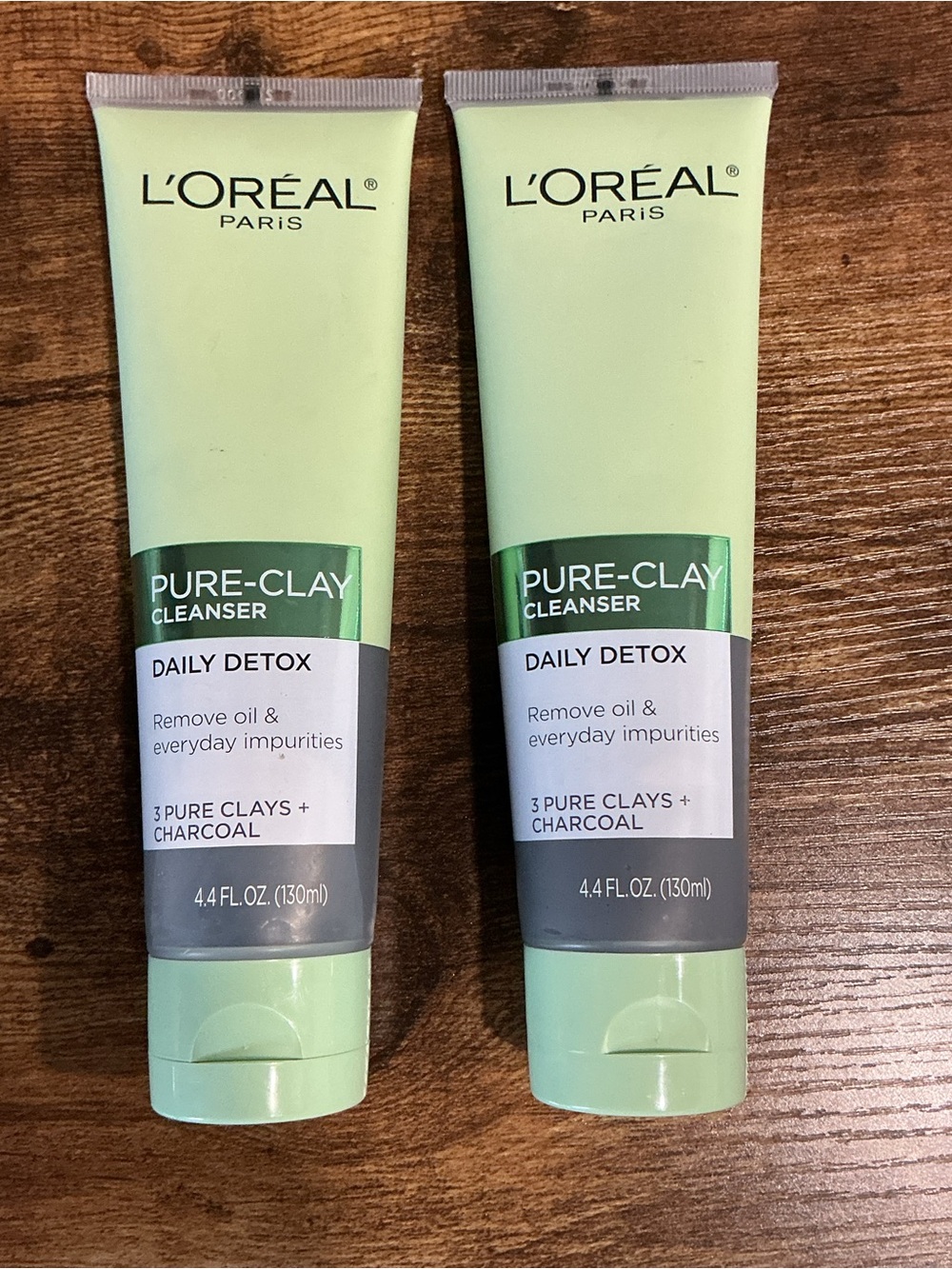 L’Oréal Pure-Clay Daily Detox Cleanser Lot of 2